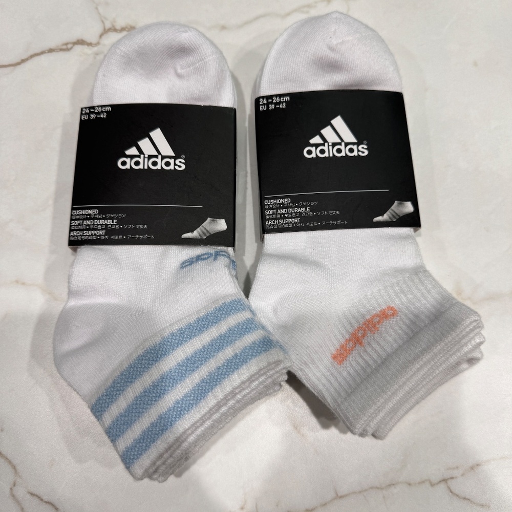 Socks 6 Pairs Adidas Nordstrom NWT